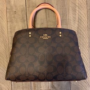 Coach Crossbody Bag With Peach Details